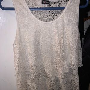 ☆high low white top